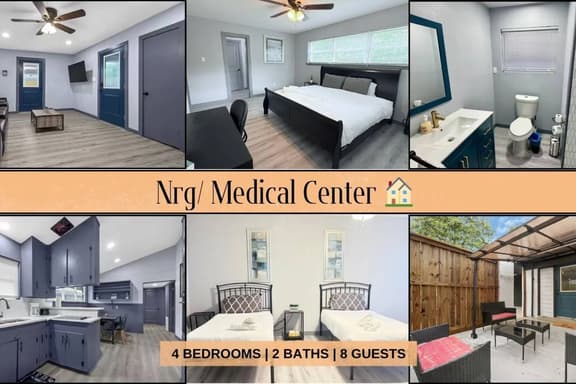 Remodeled Home near NRG, Downtown, Medical Center sleeps10 - Image 1